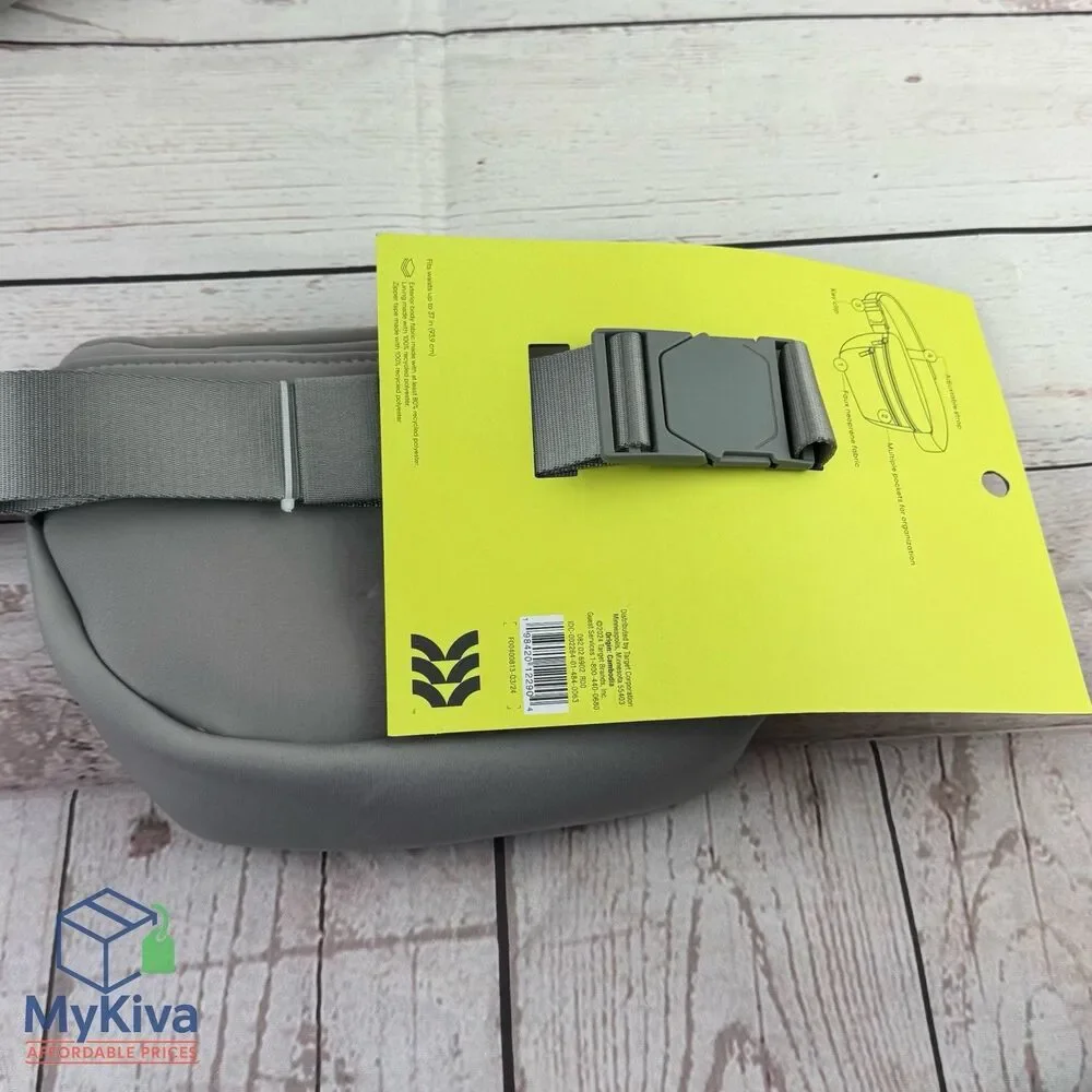 Belt Bag All In Motion Premium Gray Water Resistant Adjustable Strap